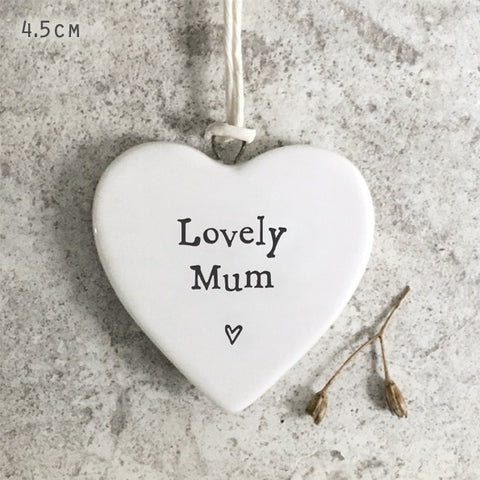 Mini Porcelain Heart - Mum 13702