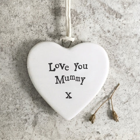 Mini Porcelain Heart - Mummy 1327