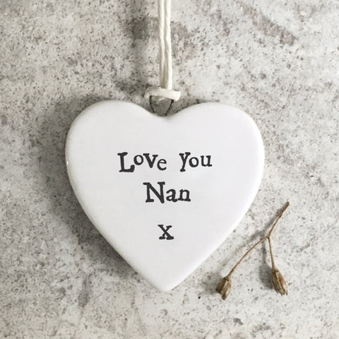 Mini Porcelain Heart - Nan 1163