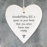 Porcelain Heart - Grandchildren 6640