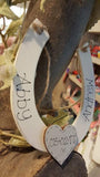 Personalised Wooden Horseshoe 4402