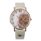 Watch with leather Strap - Hedgehog 11012