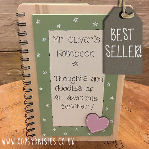 Personalised Notebook - Heart 7841