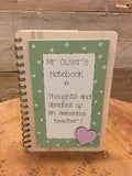 Personalised Notebook - Heart 7841