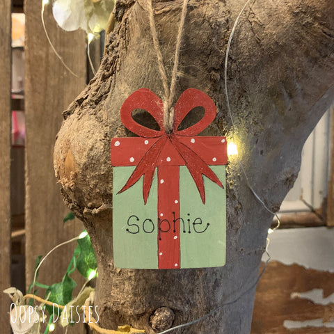 Personalised Christmas Present Plq 5271