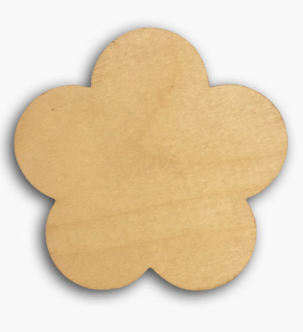 Flower Wooden Blank 8579