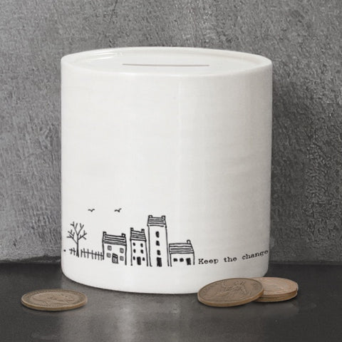 Porcelain Money Box - Keep The Change 7993