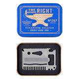 Gentleman's Hardware Credit Card Tool with Titanium Finish 8451