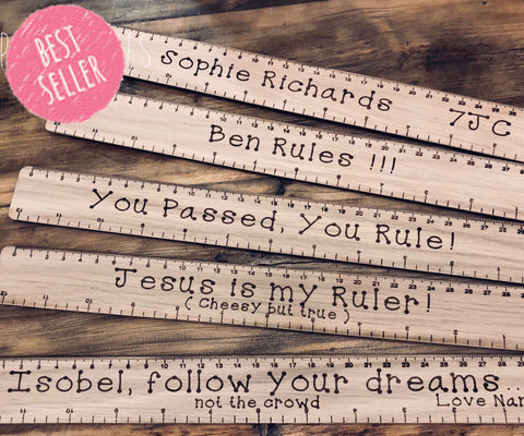 Personalised Ruler 6291