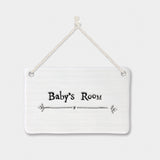 Porcelain Sign - Baby's Room 7727