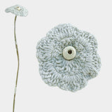 Crocheted Flower - Lt Blue 6602