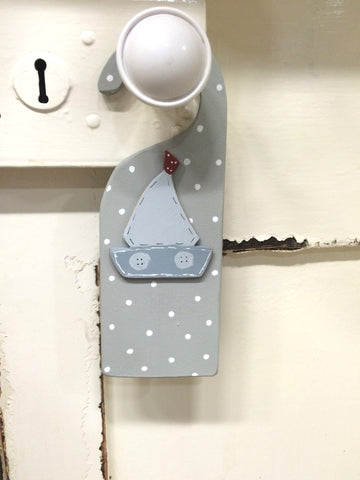 Personalised Door Hanger - Boat 416