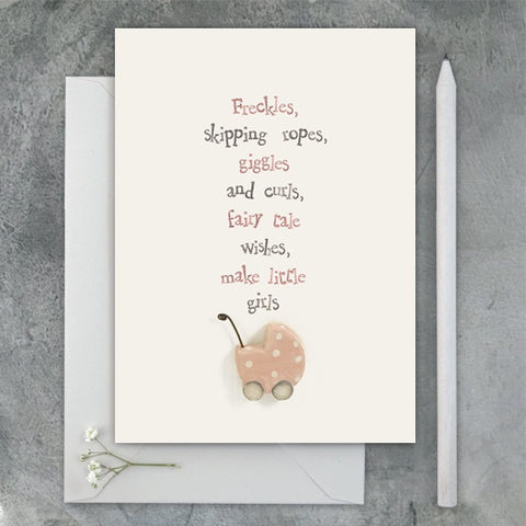 Baby Card - Freckles 1296