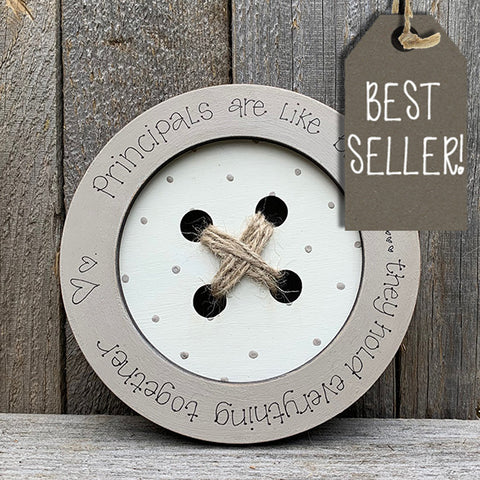 Personalised Wooden Button with String 14.4cm  -  7388