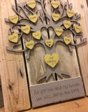 Personalised Family Tree on Large Pallet Board 7761