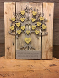 Personalised Family Tree on Large Pallet Board 7761