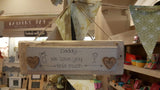 Personalised Pallet Plaque - We Love you this Much 7775