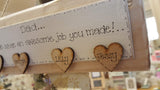 Personalised Pallet Plaque - An Awesome Job 7776