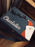 Personalised Christmas Eve Box Blue - Santa 8357