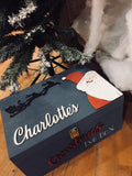 Personalised Christmas Eve Box Blue - Santa 8357