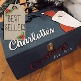 Personalised Christmas Eve Box Blue - Santa 8357