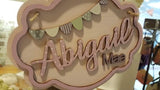 Personalised Elegant Name Plaque Sm - Bunting 8504