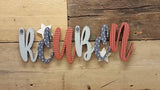 Personalised Name Sign - Stars & Stripes 8525