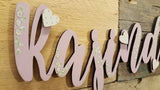 Personalised Name Sign - Flowers 8528