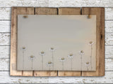 Bees & Daisies A5 Sign Landscape - Little Daisies 8635