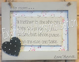 Personalised Wooden Frame Sign - When it Rains 8702