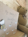 Personalised Card / Postcard - Bees & Daisies 8721