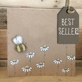 Personalised Card / Postcard - Bees & Daisies (Blank) 8721