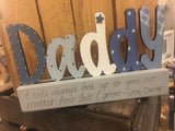 Personalised Daddy on Block 8896
