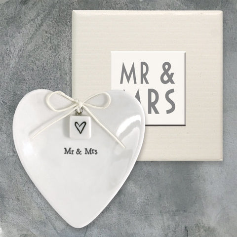 Mr & Mrs Porcelain Ring Dish 1636