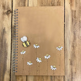 Personalised Notebook BLANK - Little Daisies & Bee 9682