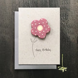 Wood Card - Happy Birthday 10197