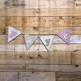 Handmade Wooden Bunting - Pinks 9863