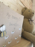Handmade Bees & Daisies Card - Mummy is Bee-autiful 9910