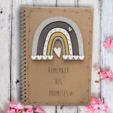 Handmade Rainbow Notebook - Remember His Promises 9960