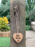 Handmade Little Sentiment Heart - Keep Hoping 9999