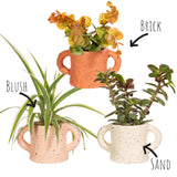Mini Handle Planter - Blush 12835
