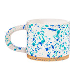 Turquoise & Blue Splatterware Mug 13180