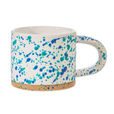 Turquoise & Blue Splatterware Mug 13180