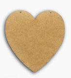 Classic Heart wooden Blank 8575