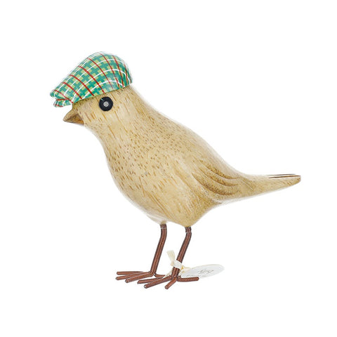 DCUK Garden Bird in Hat in Bird Box - Green Cap 12415