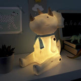 Disaster Wood Effect Cute Sitting Triceratops Light 11665