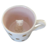 Disaster Spotty Cat Tea Cup 35
