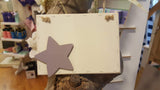 Sq Plaque with Star 8126