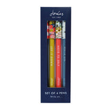 Joules Set of 4 Pens 13471