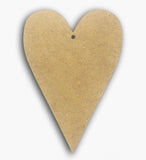 Long Heart Wooden Blank 8577